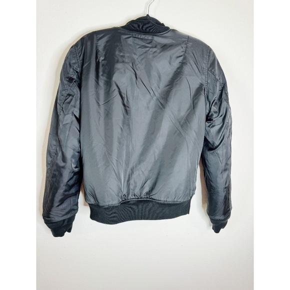 Alpha Industries L-2B Sherpa Reversible Camo and Black Flight Bomber Jacket - Picture 9 of 12